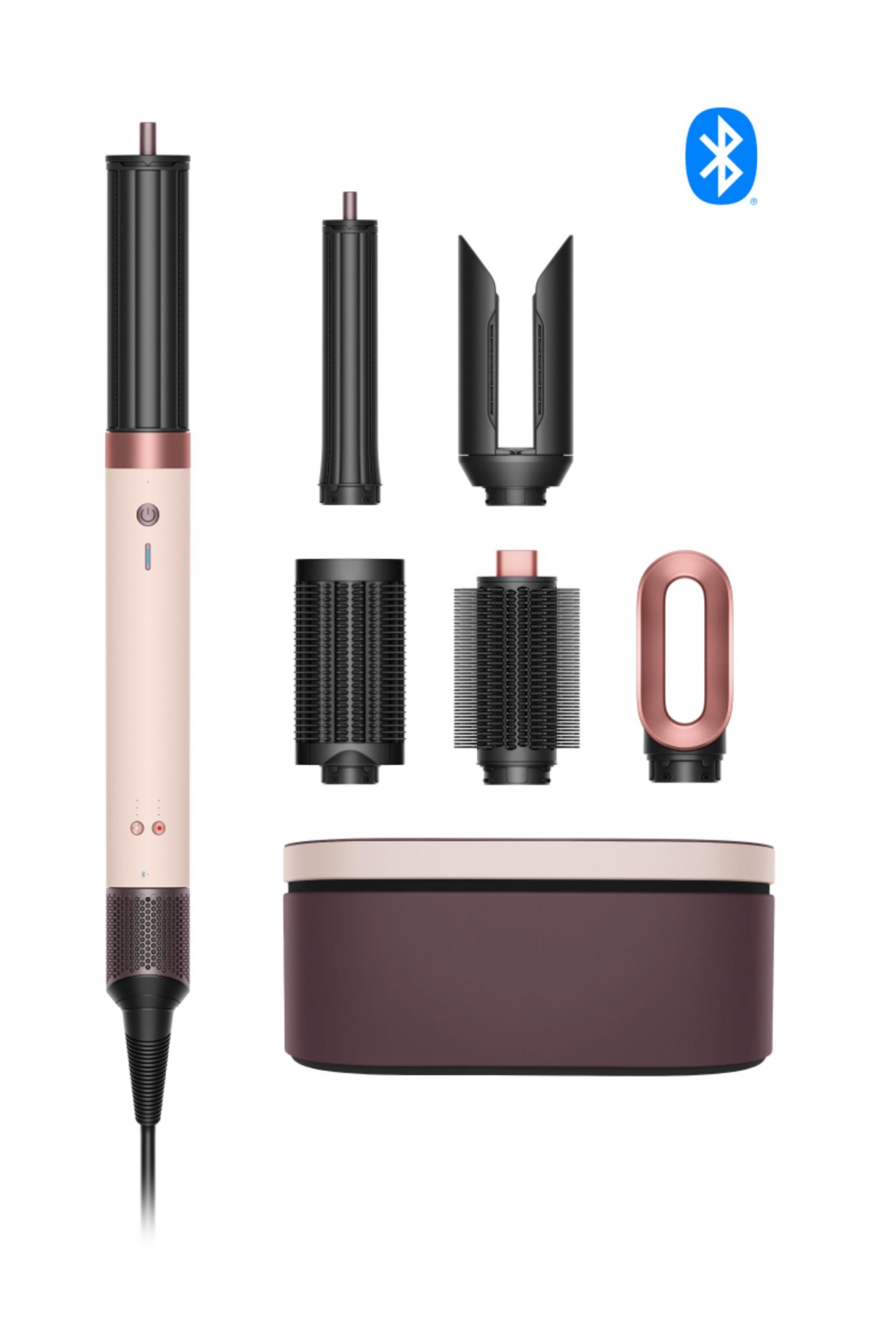 Стайлер Dyson Airwrap Co-anda2x™ Straight+Wavy HS09 T1/T2  для прямых и волнистых волос (розовая керамика/розовое золото)