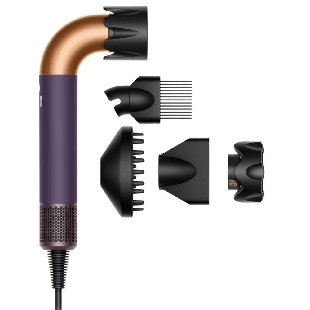 Фен для волос Dyson Supersonic HD18 R Pro (фиолетовая сталь/светлая медь)