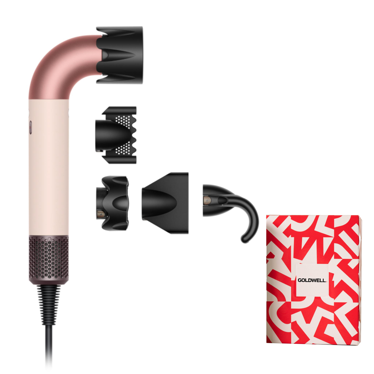 Фен для волос Dyson Supersonic HD17 T1/T2 R Pro (розовая керамика/розовое золото)