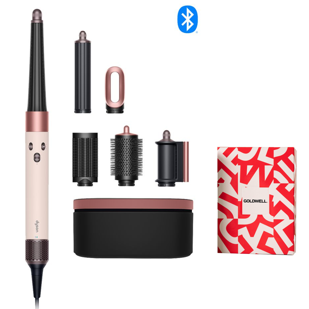 Стайлер Dyson Airwrap i.d. Straight+Wavy HS08 T1/T2 для прямых и кудрявых волос (розовая керамика/розовое золото)