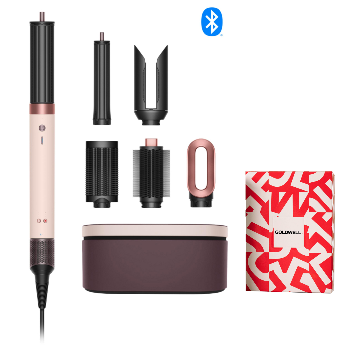 Стайлер Dyson Airwrap Co-anda2x™ Straight+Wavy HS09 T1/T2  для прямых и волнистых волос (розовая керамика/розовое золото)