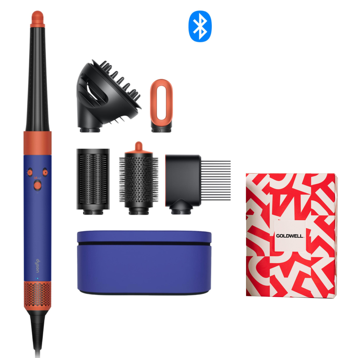 Стайлер Dyson Airwrap i.d. Curly+Coily HS08 T3/T4 для вьющихся и кудрявых волос (барвикновый/топаз)