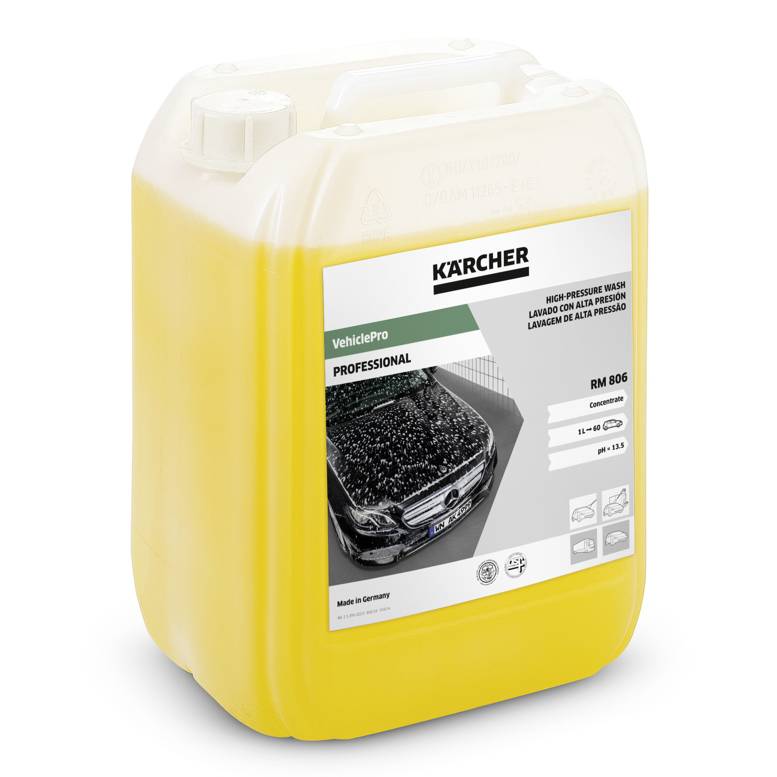 Засіб для пінного чищення для апаратів високого тиску Karcher RM 806, 10 л