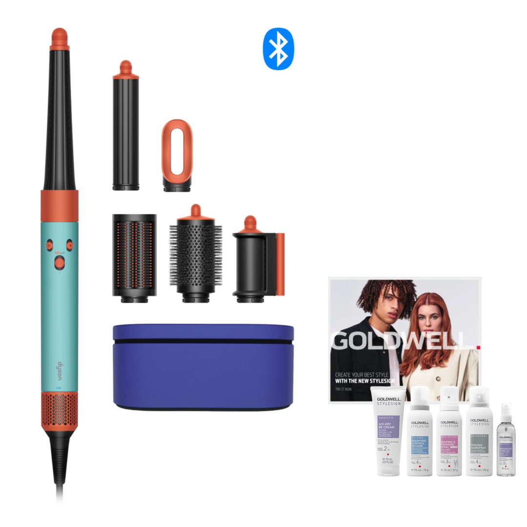 Стайлер Dyson Airwrap i.d. Straight+Wavy HS08 T1/T2 для прямого та хвилястого волосся (керамічна патина/топаз)