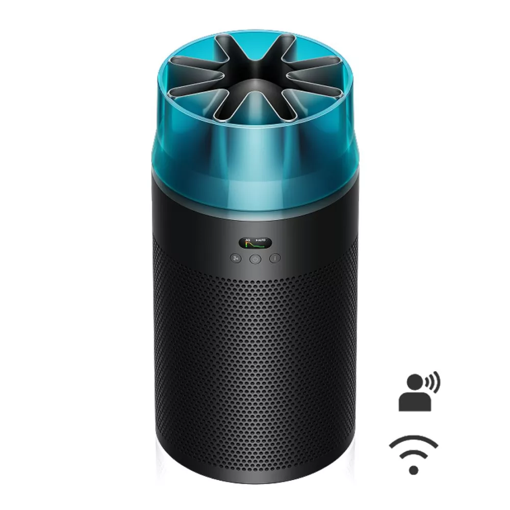 Очищувач повітря Dyson HushJet Purifier HJ10 (чорний/бірюзовий)