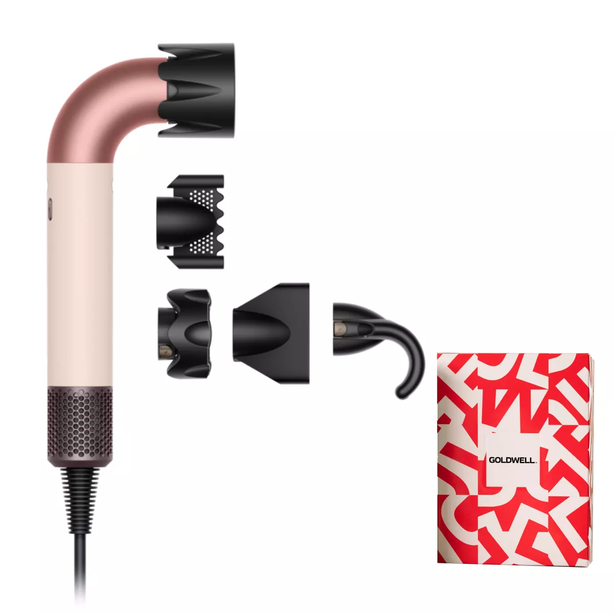 Фен для волосся Dyson Supersonic HD17 T1/T2 R Pro (рожева кераміка/рожеве золото)