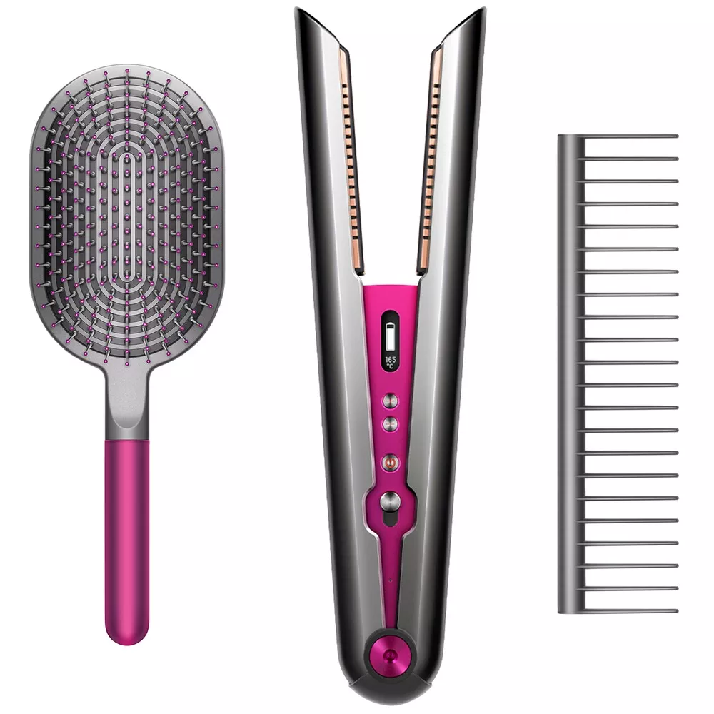 Вирівнювач для волосся Dyson Corrale Fuchsia HS03 з набором фірмових гребінців