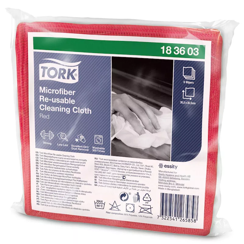Багаторазова серветка з мікрофібри Tork 183603