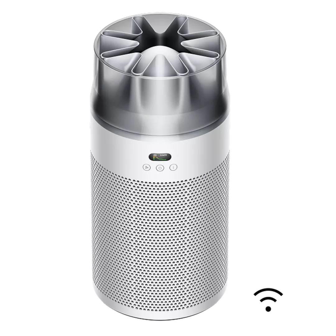 Очищувач повітря Dyson HushJet Purifier HJ10 (білиий/сріблястий)