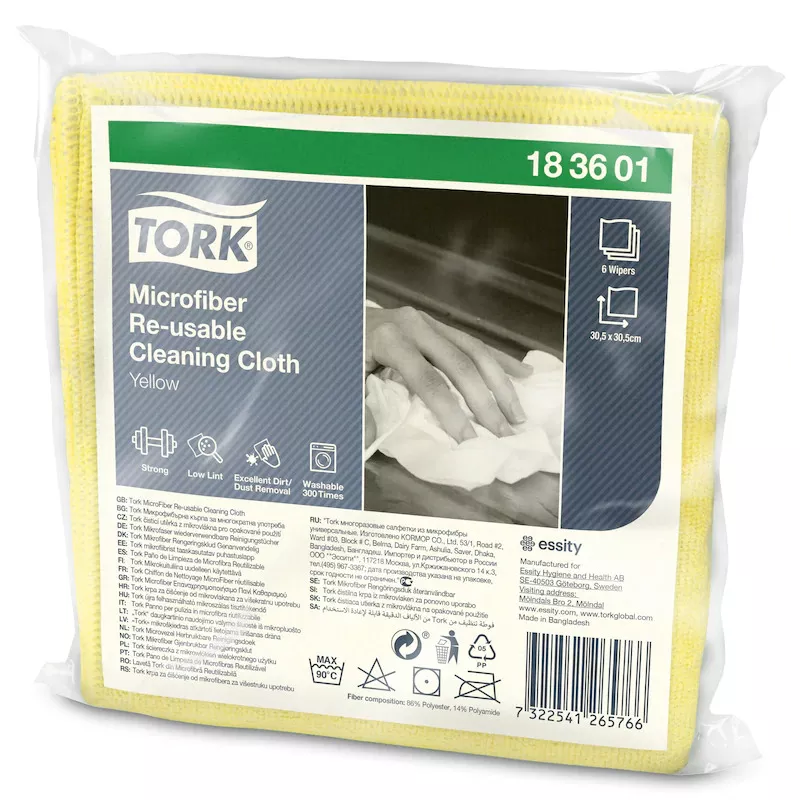 Багаторазова серветка з мікрофібри Tork 183601