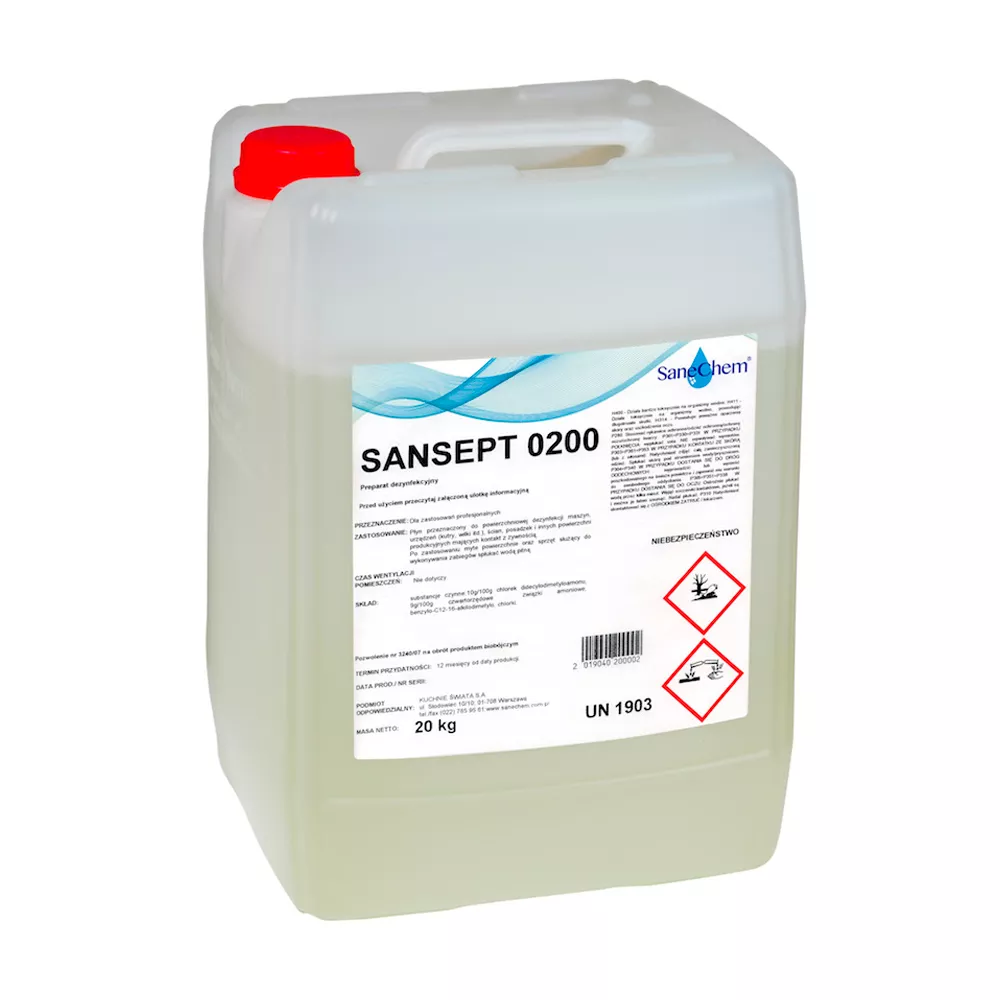 Засіб для дезінфекції поверхонь SaneChem SANSEPT 0200