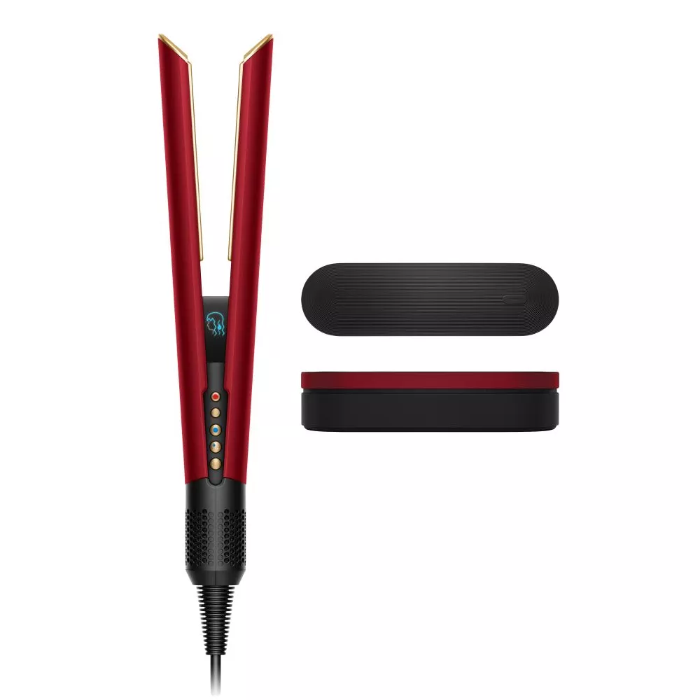 Випрямляч для волосся Dyson Airstrait HT01 червоний оксамит/золото