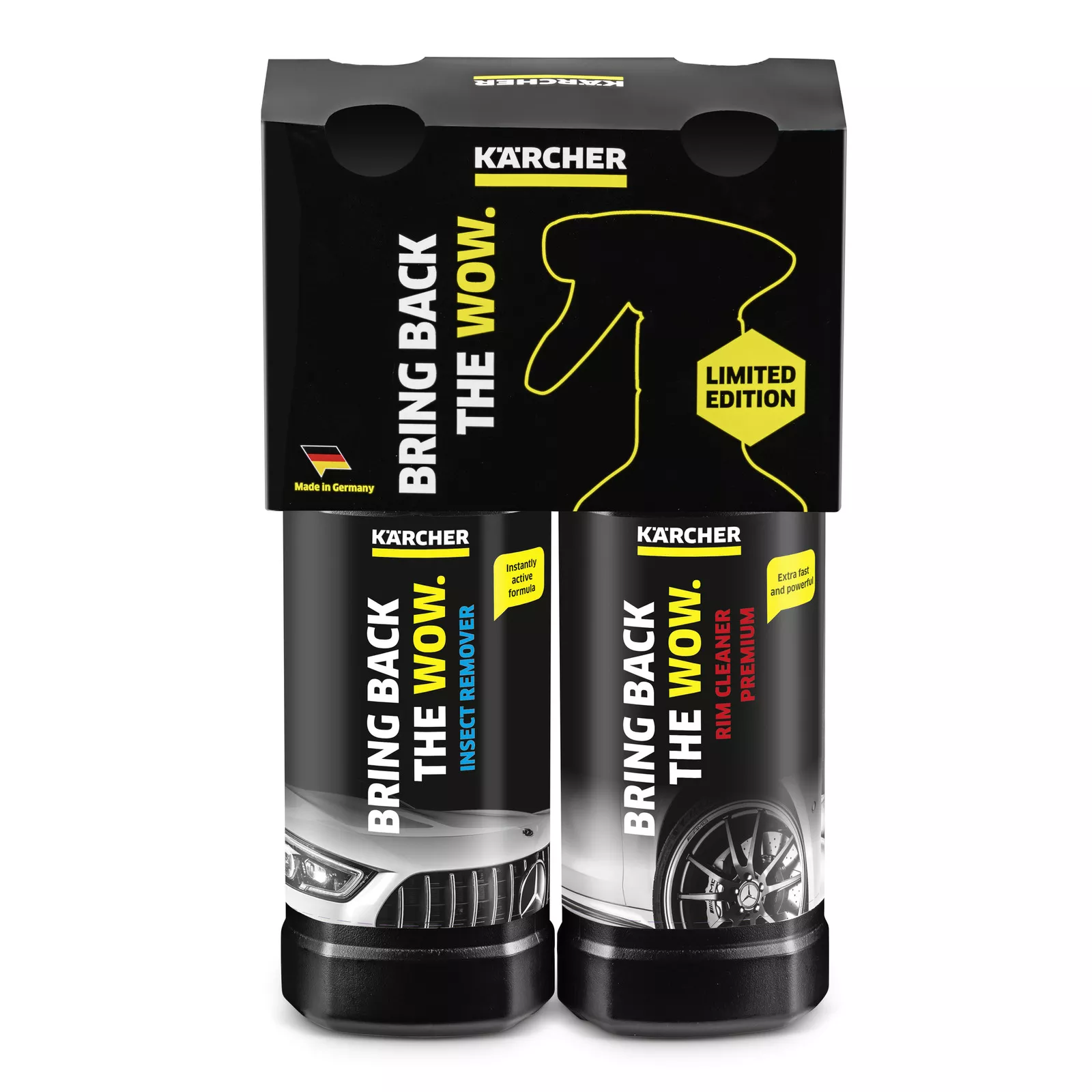 Комплект средств Karcher по уходу за экстерьером авто RM 667 + RM 618 (2x0,5 л)