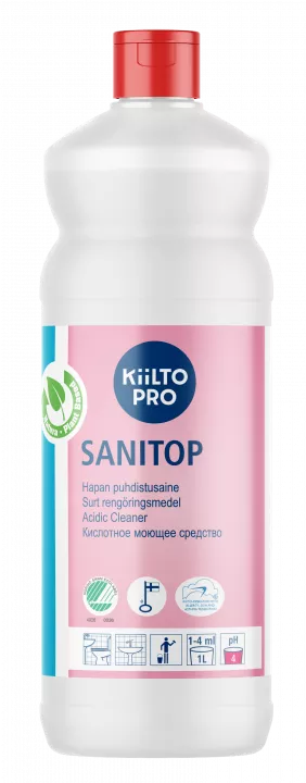Миючий засіб для прибирання санвузлів KiiLTO Sanitop (1 л)