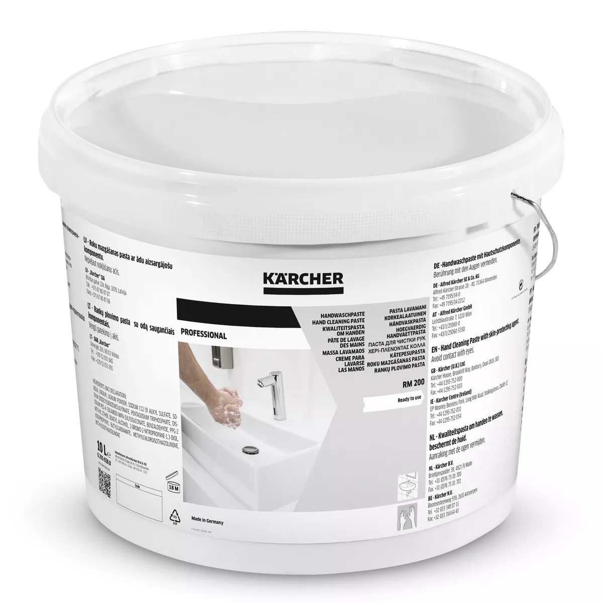 Паста для миття рук Karcher RM 200, не містить NTA, 10 л