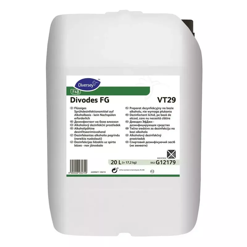 Спиртовий спрей-дезінфектант Diversey Divodes FG (20 л)