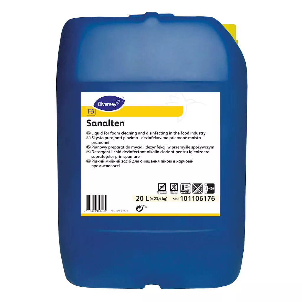 Жидкое дезинфицирующее средство Diversey Sanalten (20 л)