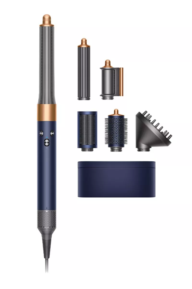 Стайлер Dyson Airwrap Diffuse HS05 для різних типів довгого волосся синій/мідь