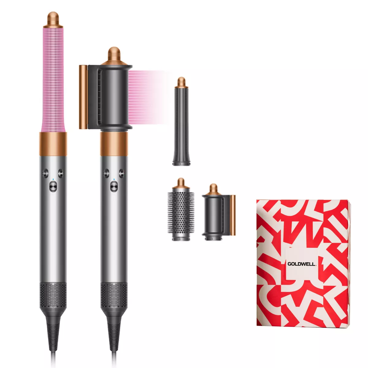 Стайлер Dyson Airwrap HS05 Origin для різних типів довгого волосся (нікель/мідь)