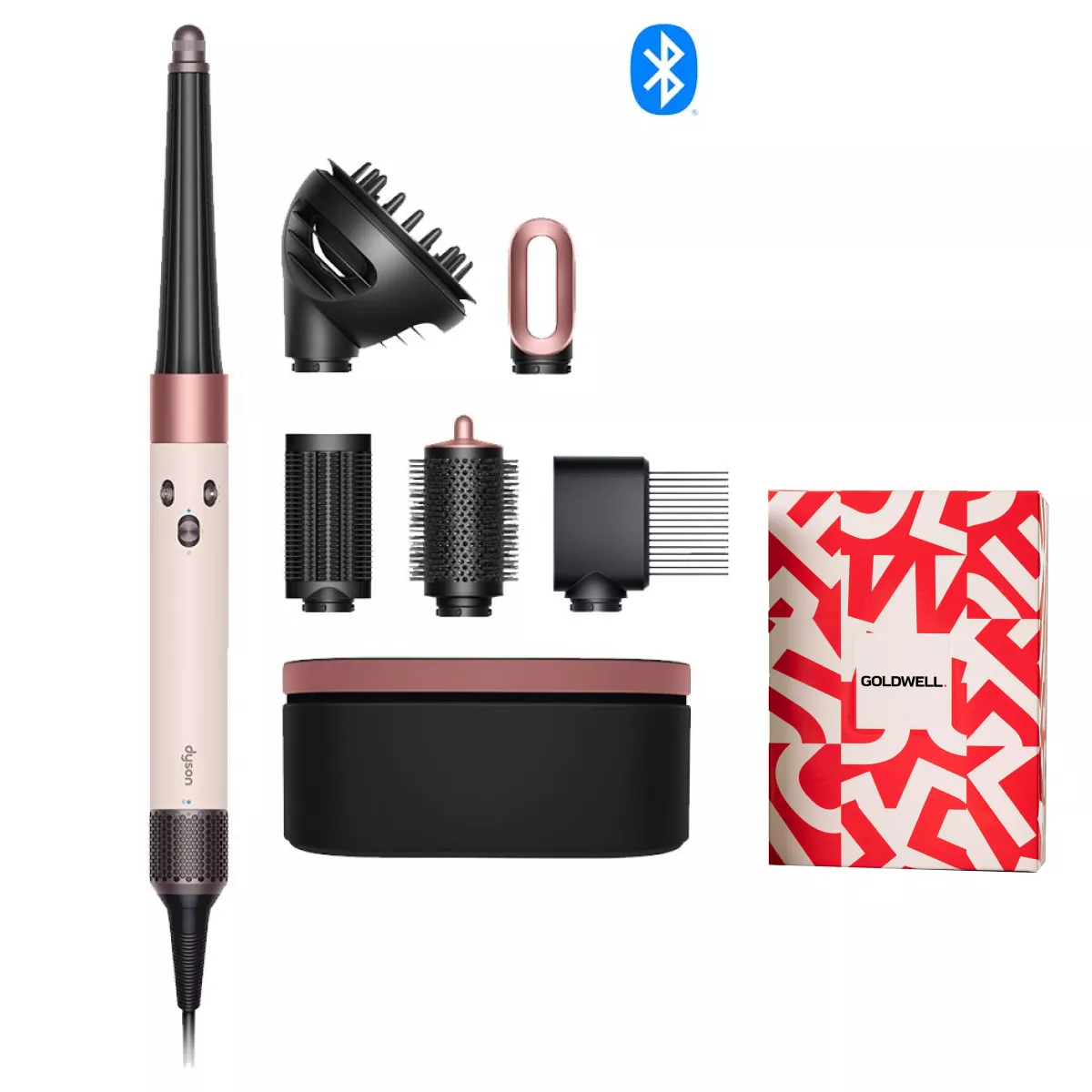 Стайлер Dyson Airwrap i.d. Curly+Coily HS08 T1/T2 для вьющихся и кудрявых волос (розовая керамика/розовое золото)