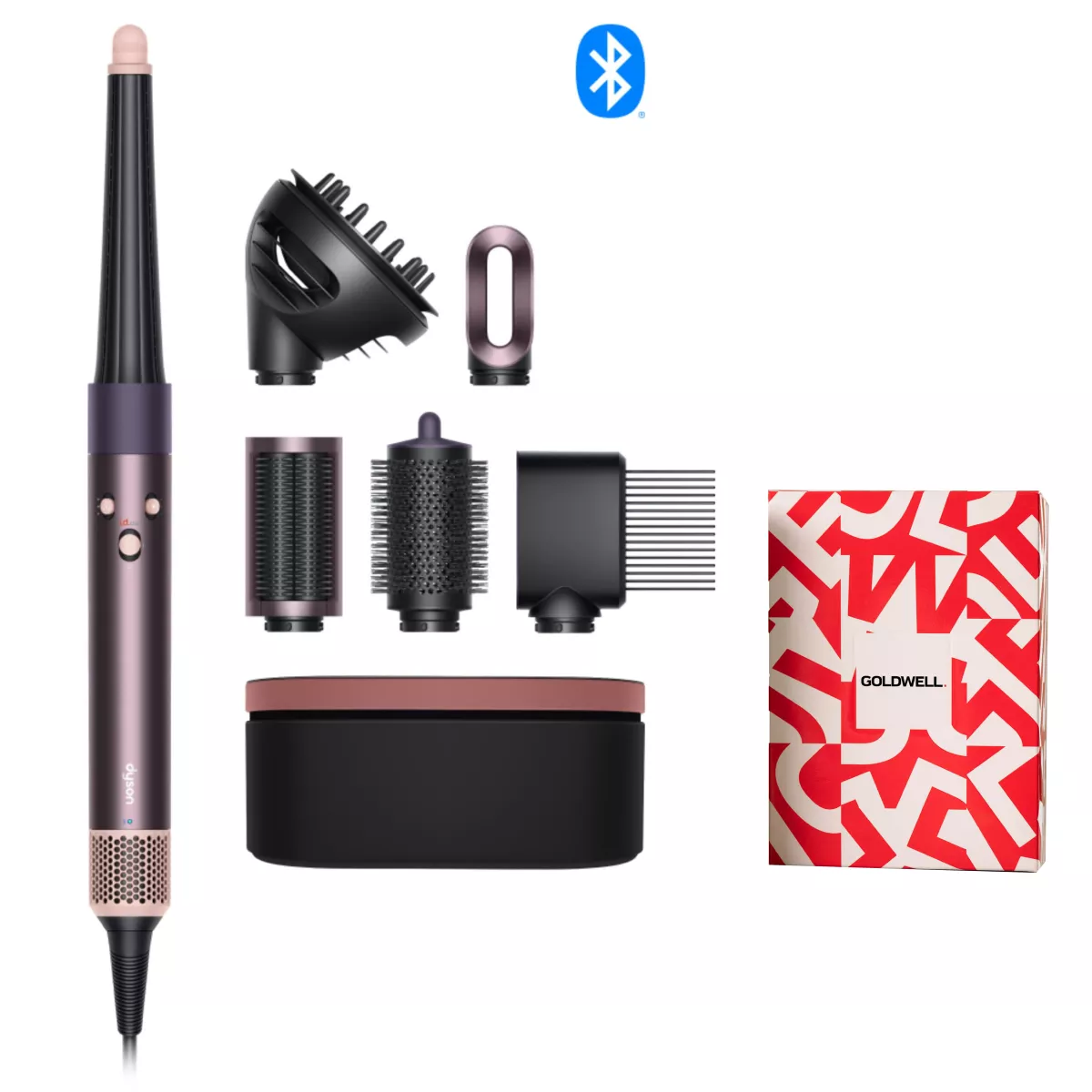 Стайлер Dyson Airwrap i.d. Curly+Coily HS08 T1/T2 для кучерявого та в'юнкого волосся (яшмова слива)