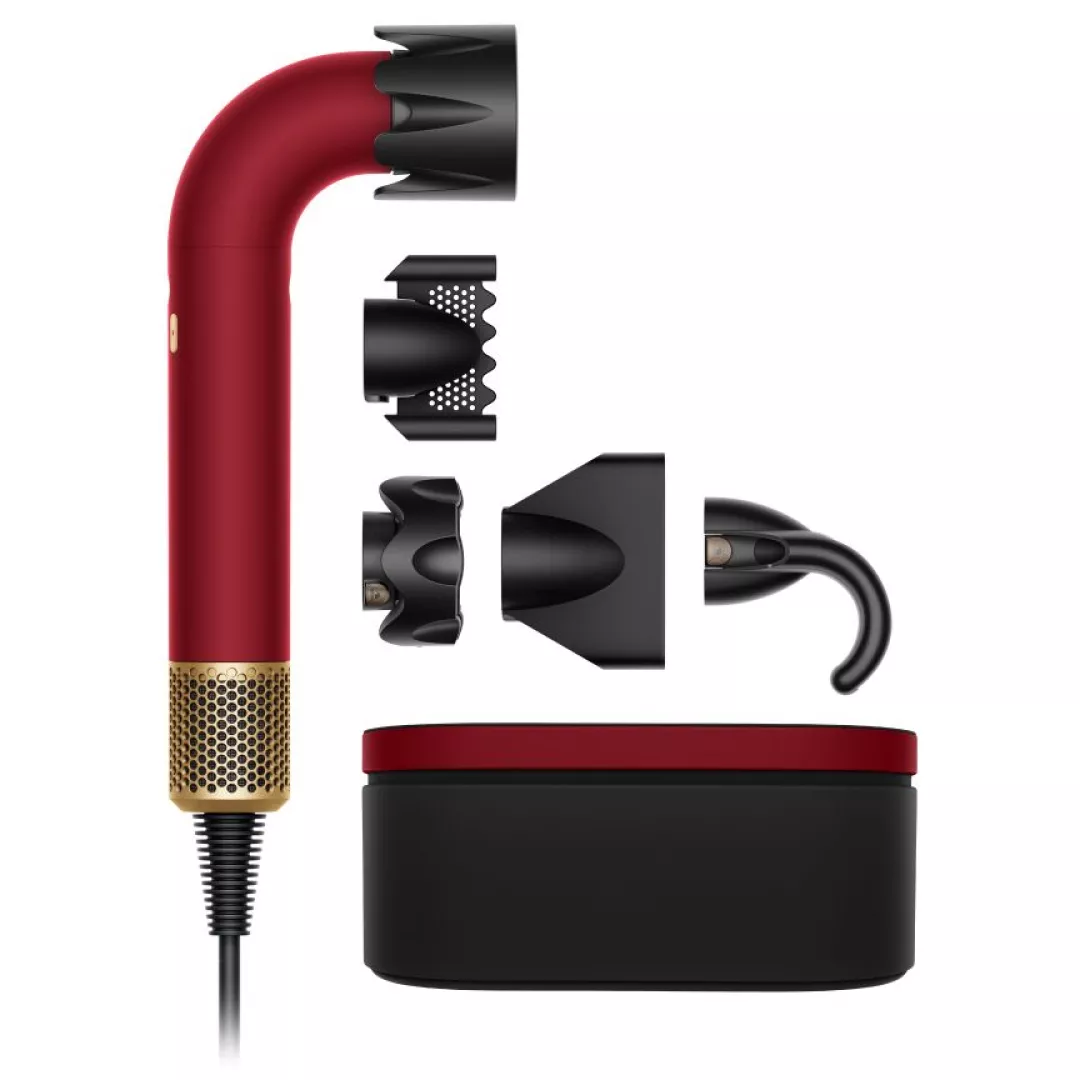 Фен для волос Dyson Supersonic HD17 T1/T2 R Pro (красный бархат/золото)