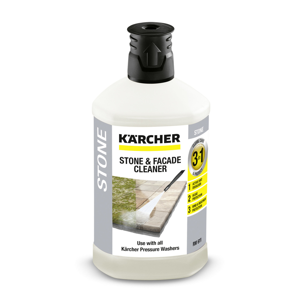 Засіб для чищення каменів Karcher 3 в 1, Plug n Clean, 1 л
