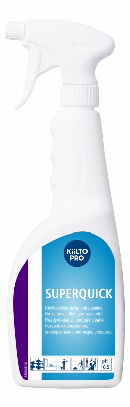 Універсальний засіб для очищення твердих поверхонь KiiLTO SuperQuick (0,75 л)