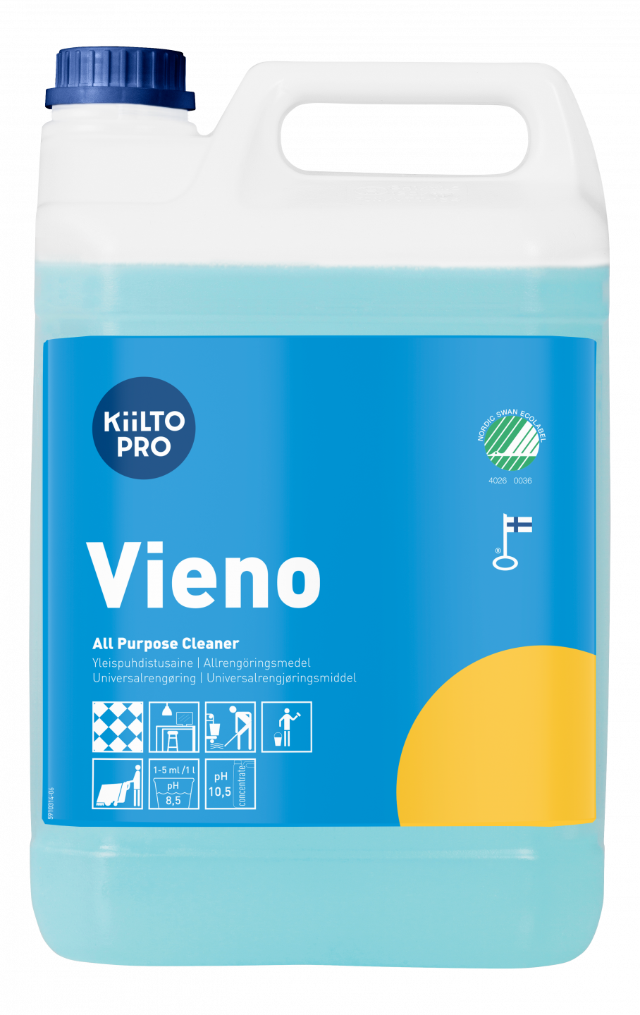 Мийний засіб KiiLTO Vieno (5 л)